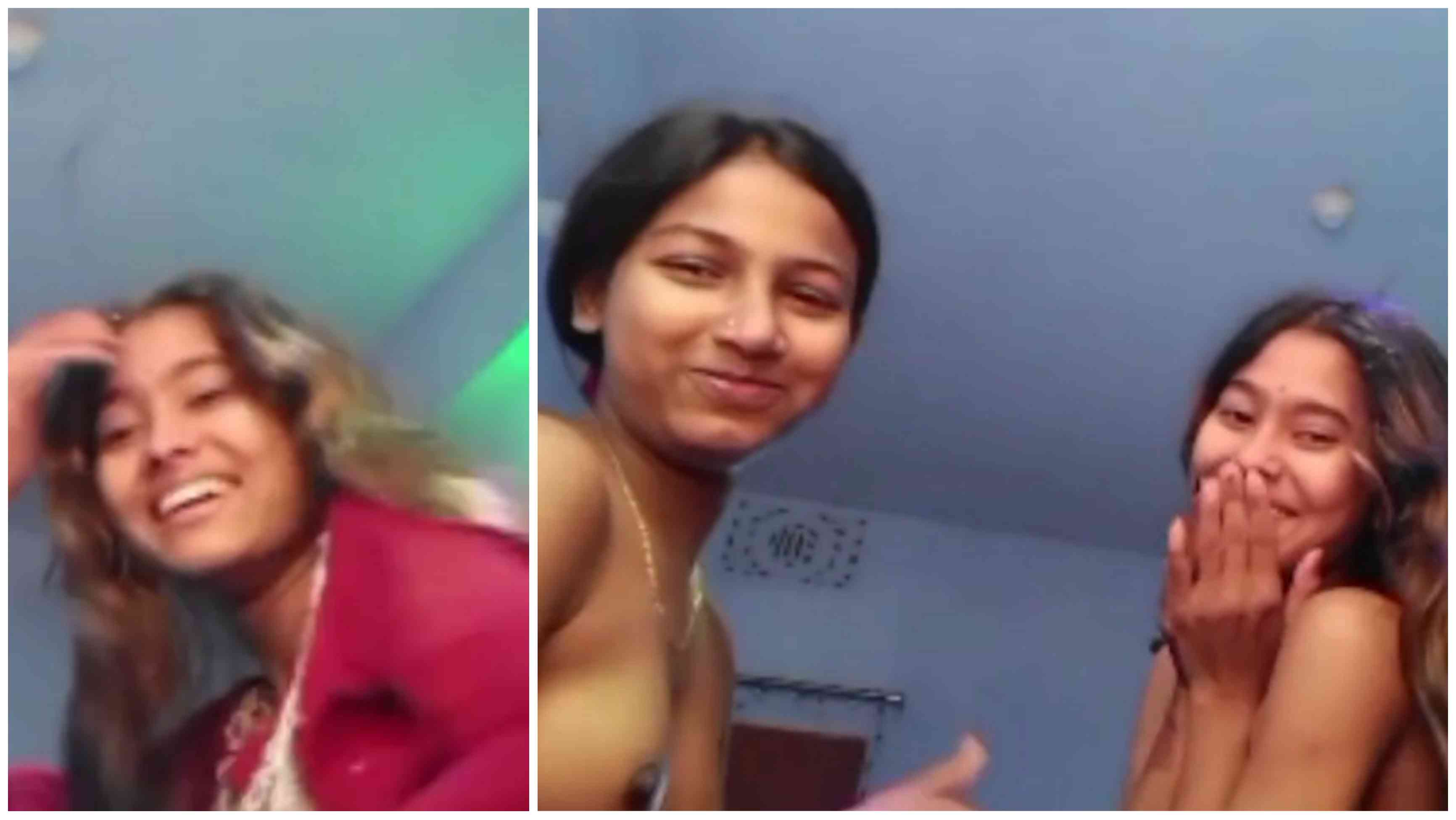 Cute Desi Lesbians Playing with Each Other