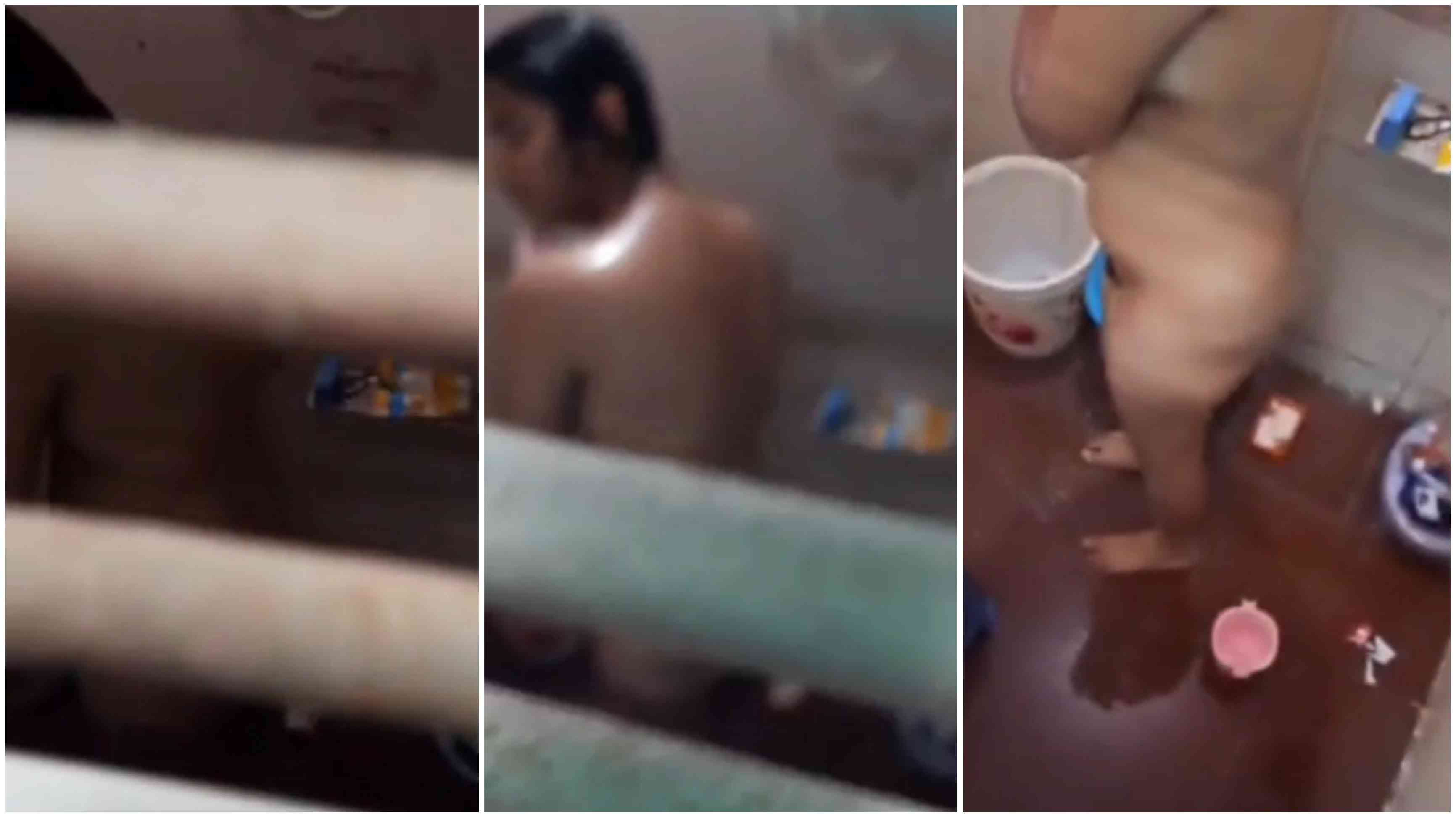 Secretly Recorded by Neighbour Cute Girl Bathing