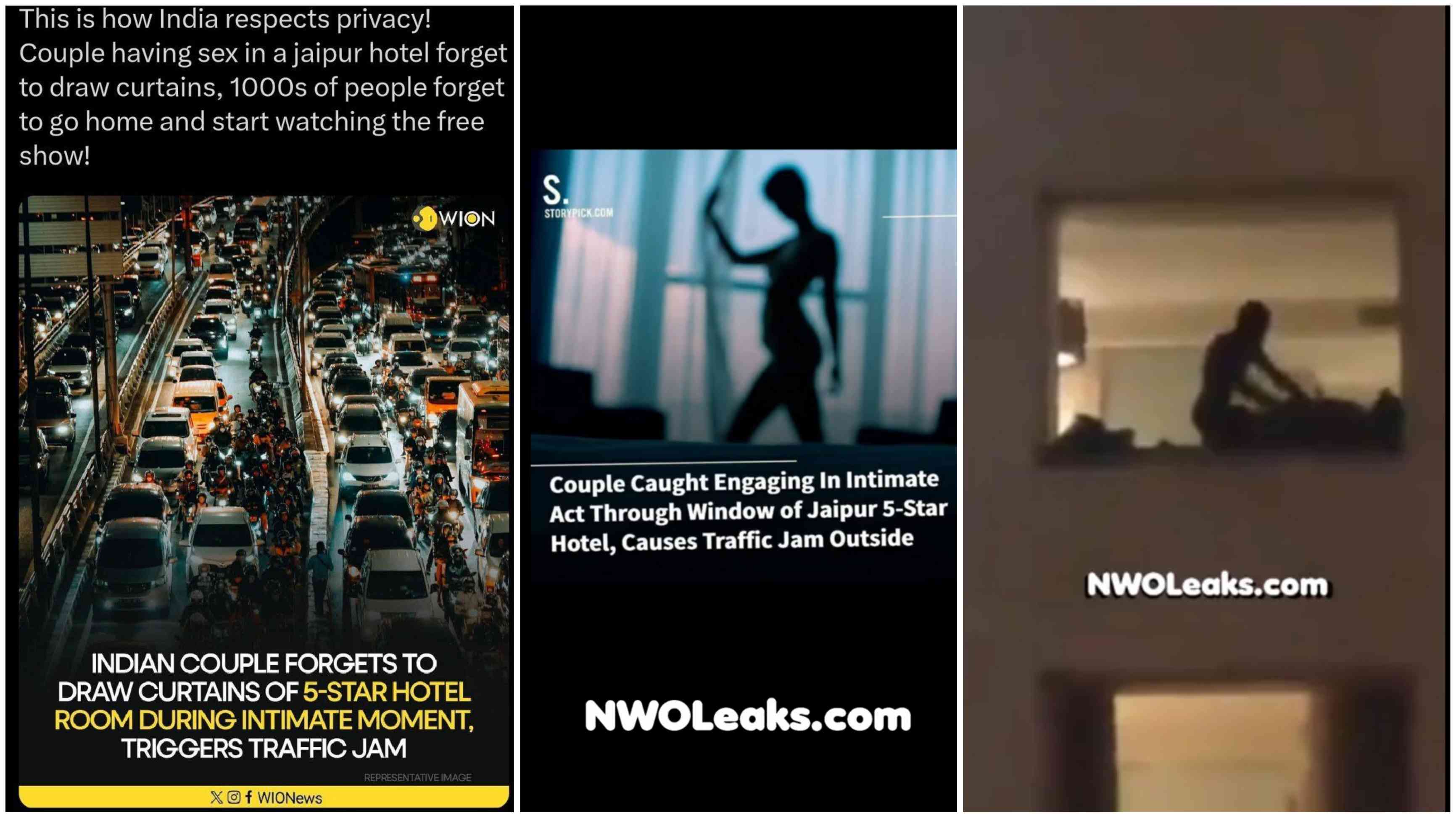 Jaipur 5-Star Hotel Viral Video,Recorded from Outside